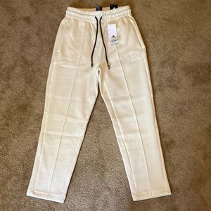 NWT Crème adidas sweat pant